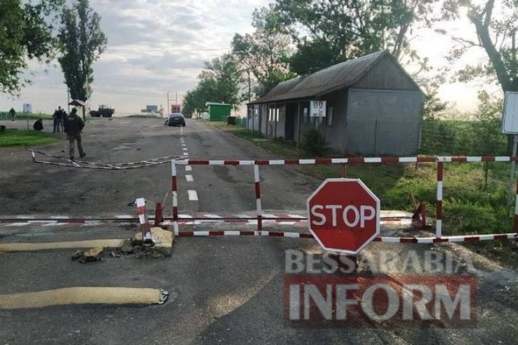 Пьяный сотрудник Измаильского отдела полиции на «евробляхе» разнёс пограничный пункт пропуска в Болградском районе